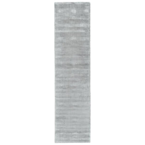 Homeroots 4' Hand Woven Area Rug - Unique Artisan Crafted Design For Stylish Home Décor And Comfort Gray Viscose 511347