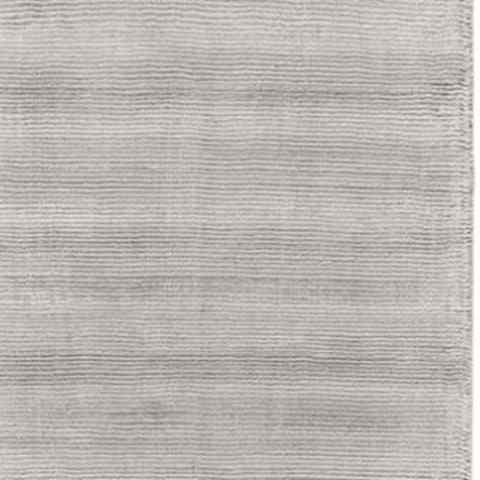 Homeroots 4' Hand Woven Area Rug - Unique Artisan Crafted Design For Stylish Home Décor And Comfort Gray,Silver Viscose 511353