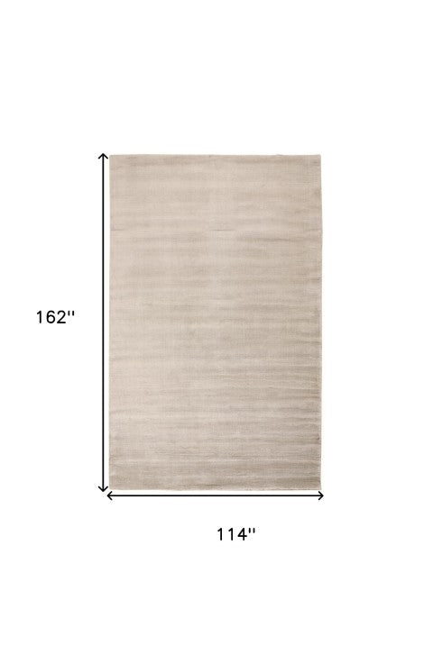 Homeroots 4' Hand Woven Area Rug - Unique Artisan Crafted Design For Stylish Home Décor And Comfort 10' X 13' Viscose 511358