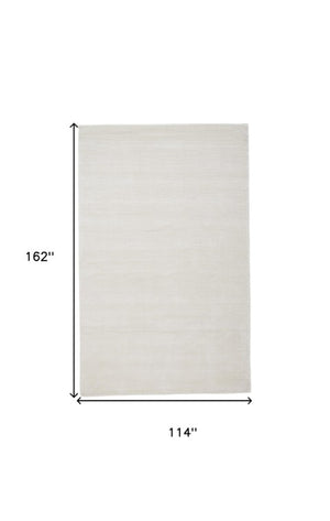 Homeroots 4' Hand Woven Area Rug - Unique Artisan Crafted Design For Stylish Home Décor And Comfort 10' X 13' Viscose 511364