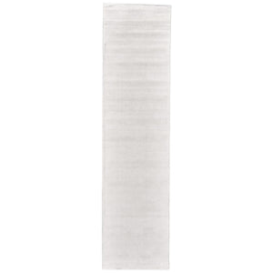 Homeroots 4' Hand Woven Area Rug - Unique Artisan Crafted Design For Stylish Home Décor And Comfort White Viscose 511365
