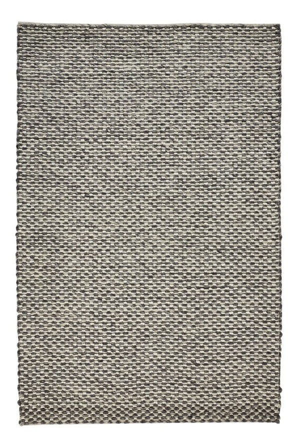 HomeRoots 5' Elegant Gray and Ivory Floral Hand Woven Wool Area Rug for Timeless Home Décor and Comfort 5' X 8' 511416
