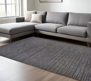 HomeRoots 5' Hand-Woven Area Rug in Tan, Ivory, and Taupe – Artisan Crafted for Elegance in Any Space 8' X 11' 511427
