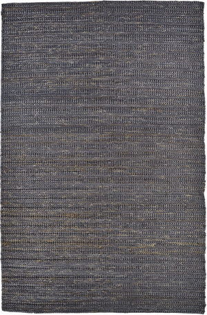 Homeroots 10' X 13' Brown Blue And Taupe Hand Woven Area Rug Brown,Blue,Taupe Jute 511428