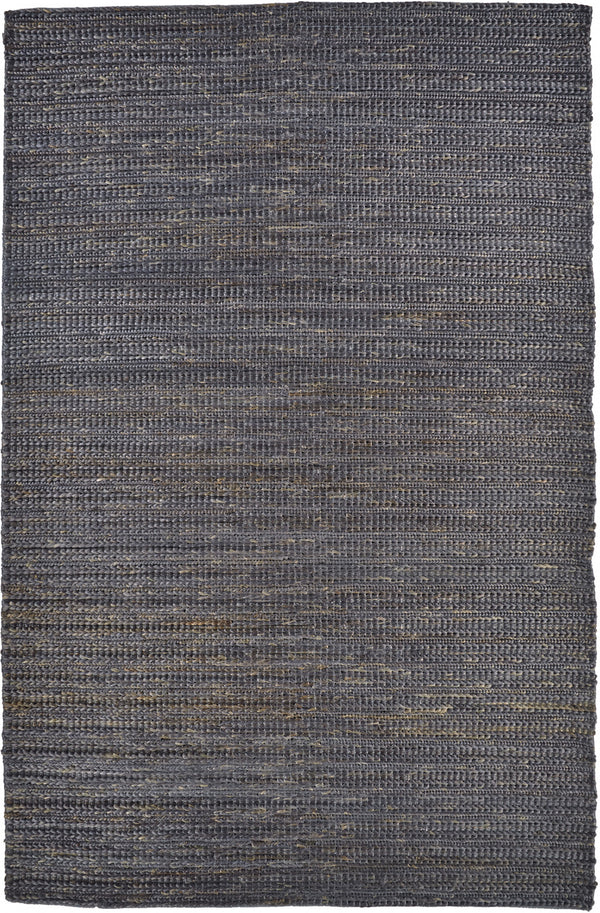 Homeroots 10' X 13' Brown Blue And Taupe Hand Woven Area Rug Brown,Blue,Taupe Jute 511428