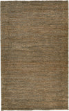 Homeroots 5' X 8' Brown And Gray Hand Woven Area Rug Brown,Gray Jute 511435