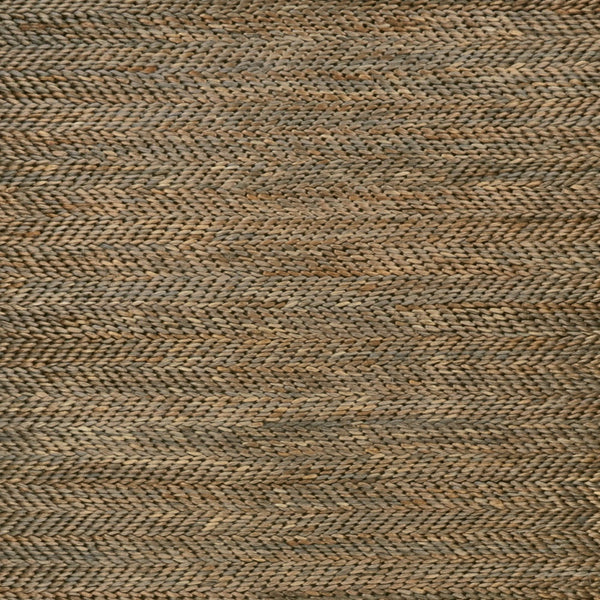 Homeroots 8' X 11' Brown And Gray Hand Woven Area Rug Brown,Gray Jute 511436