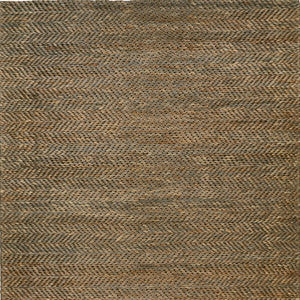 Homeroots 8' X 11' Brown And Gray Hand Woven Area Rug Brown,Gray Jute 511436