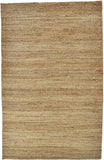 Homeroots 5' X 8' Tan Orange And Brown Hand Woven Area Rug Tan,Orange,Brown Jute 511438