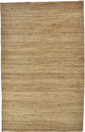 Homeroots 8' X 11' Tan Orange And Brown Hand Woven Area Rug Tan,Orange,Brown Jute 511439