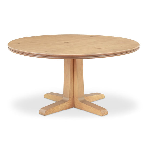 English Elm Charles Solid Pine Square Dining Table Seats 6 Natural Grain Farmhouse Kitchen B2769S00014