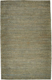 Homeroots 8' X 11' Green Gray And Tan Hand Woven Area Rug Green,Gray,Tan Jute 511442