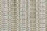 Homeroots 5' X 8' Tan Gray And Silver Striped Hand Woven Area Rug Tan,Gray,Silver Viscose 511456