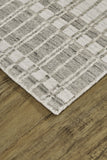 Homeroots 5' X 8' Ivory Taupe And Tan Striped Hand Woven Area Rug Ivory,Taupe,Tan Viscose 511461