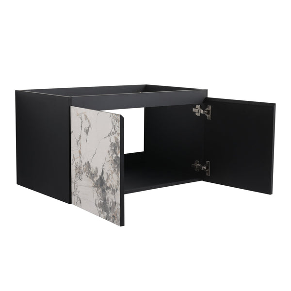 English Elm Bathroom Cabinet Door Panel Set For 30-Inch Vanity - Stylish Upgrade With Durable Finish And Easy Install W999P180097