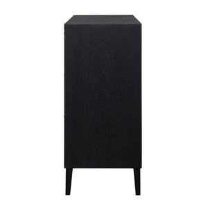 Uttermost Andrei Handcrafted Teak Root Slice Two Door Accent Cabinet Modern Rustic