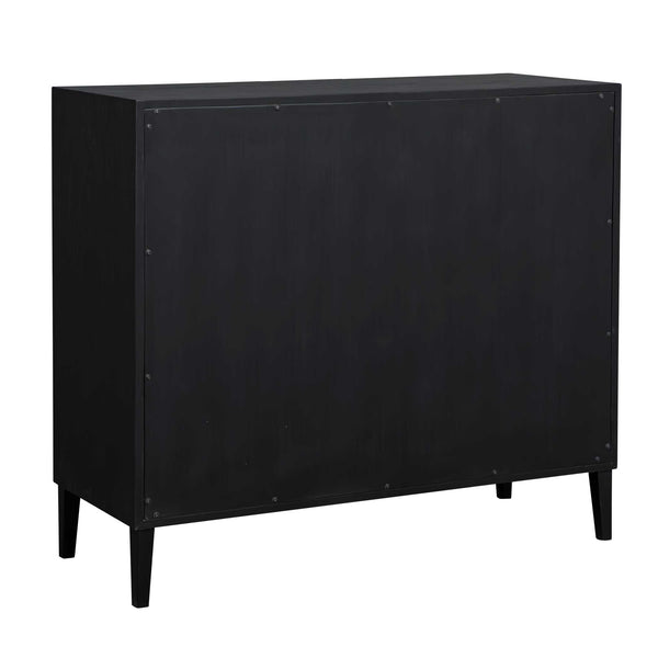 Uttermost Andrei Handcrafted Teak Root Slice Two Door Accent Cabinet Modern Rustic