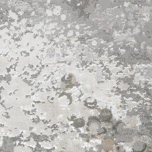 HomeRoots 4' Contemporary Silver Gray and White Abstract Area Rug - Elegant Design for Modern Spaces 8' X 10' 511532