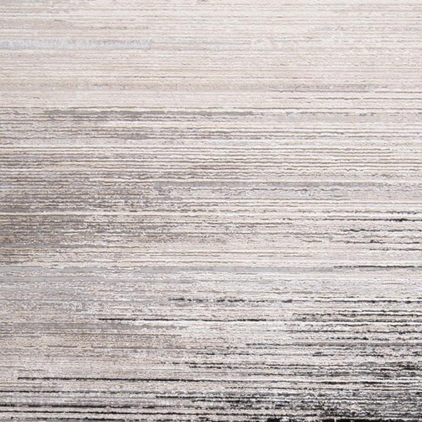 HomeRoots 4' Modern Beige and Black Abstract Area Rug - Non-Skid Design for Living Rooms and Bedrooms 8' X 10' 511544