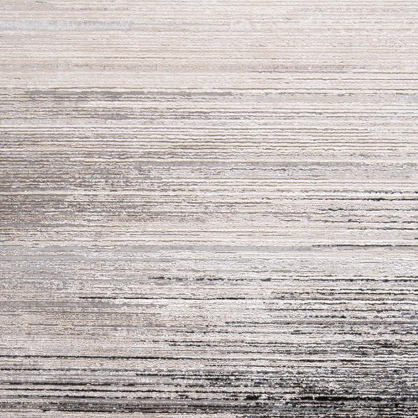 HomeRoots 4' Modern Beige and Black Abstract Area Rug - Non-Skid Design for Living Rooms and Bedrooms 9' X 12' 511546