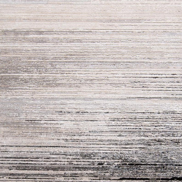 HomeRoots 4' Modern Beige and Black Abstract Area Rug - Non-Skid Design for Living Rooms and Bedrooms 12' X 15' 511550
