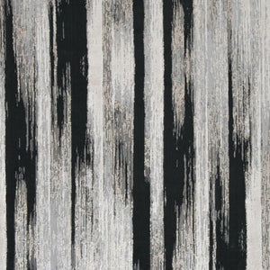 HomeRoots 4' Abstract Power Loomed Area Rug in Black, Silver, and Gray - Modern, Durable Design for Any Space 10' X 13' 511560