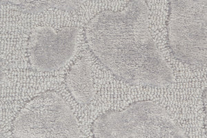 HomeRoots 5' Gray and Silver Abstract Handmade Area Rug - Contemporary Soft Texture for Any Room Decor 10' X 13' 511581