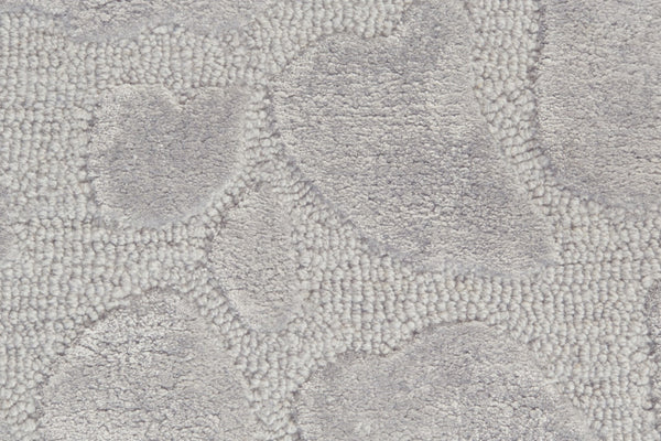 HomeRoots 5' Gray and Silver Abstract Handmade Area Rug - Contemporary Soft Texture for Any Room Decor 10' X 13' 511581
