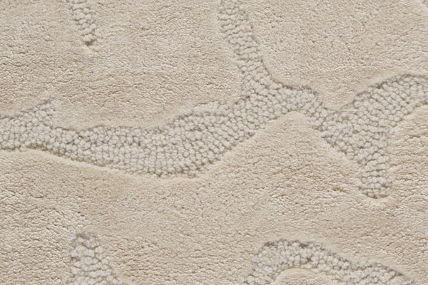 HomeRoots 5' Gray and Silver Abstract Handmade Area Rug - Contemporary Soft Texture for Any Room Decor 4' X 6' 511583