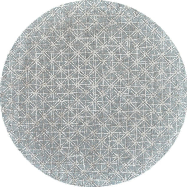 HomeRoots 8' Handmade Wool Area Rug in Abstract Taupe, Ivory & Tan – Soft, Durable, Perfect for Any Space 10' Round 511597