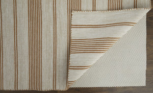 HomeRoots 4' Hand Woven Black and White Striped Area Rug - Eco-Friendly, Durable, and Stylish for Any Room 10' X 14' 511668