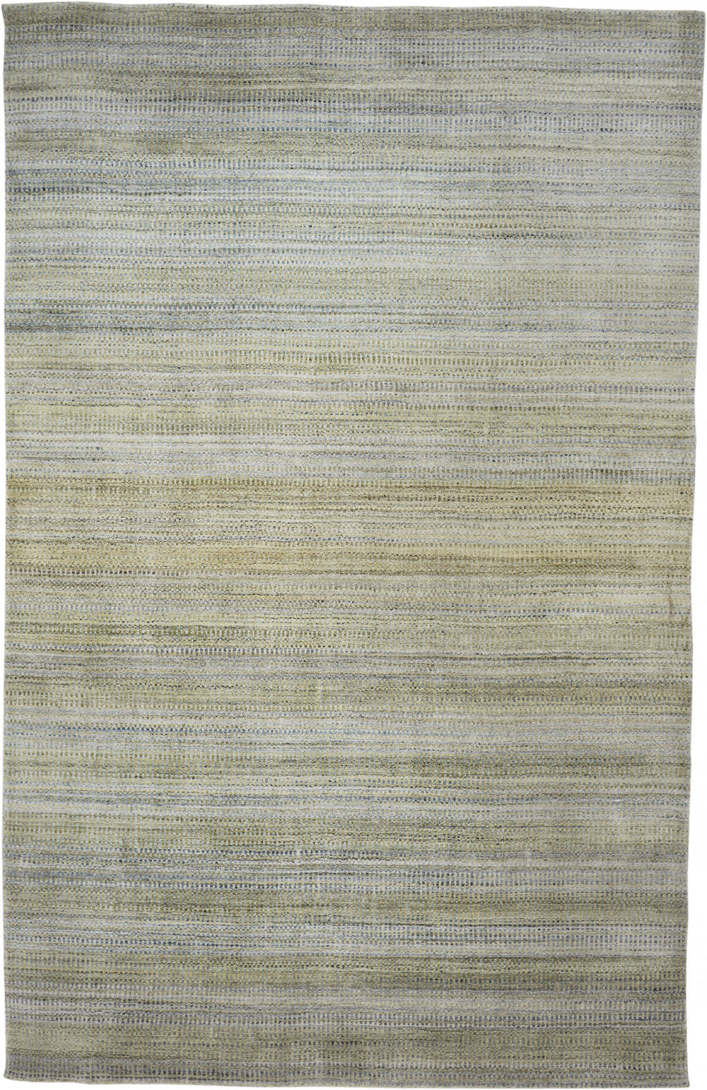 Homeroots 2' X 3' Blue And Green Ombre Hand Woven Area Rug Green,Blue,Tan Viscose 511728
