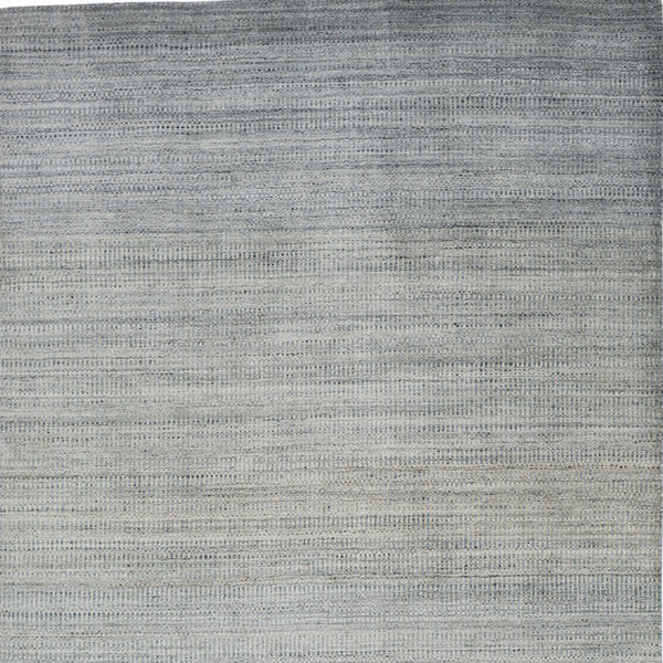 Homeroots 8' X 11' Blue And Gray Ombre Hand Woven Area Rug Blue,Gray Viscose 511731