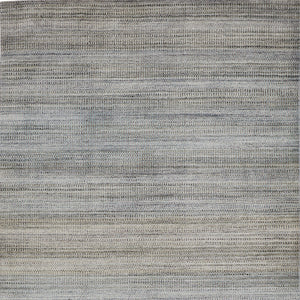 Homeroots 8' X 11' Blue And Gray Ombre Hand Woven Area Rug Blue,Gray,Purple Viscose 511738