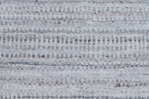 Homeroots 10' X 13' Blue Gray And Purple Ombre Hand Woven Area Rug Blue,Gray,Purple Viscose 511739