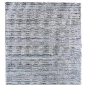 HomeRoots 5' Hand-Woven Ombre Area Rug - Unique Artisan Craftsmanship in Soothing Blue and Green Tones 8' Runner 511741