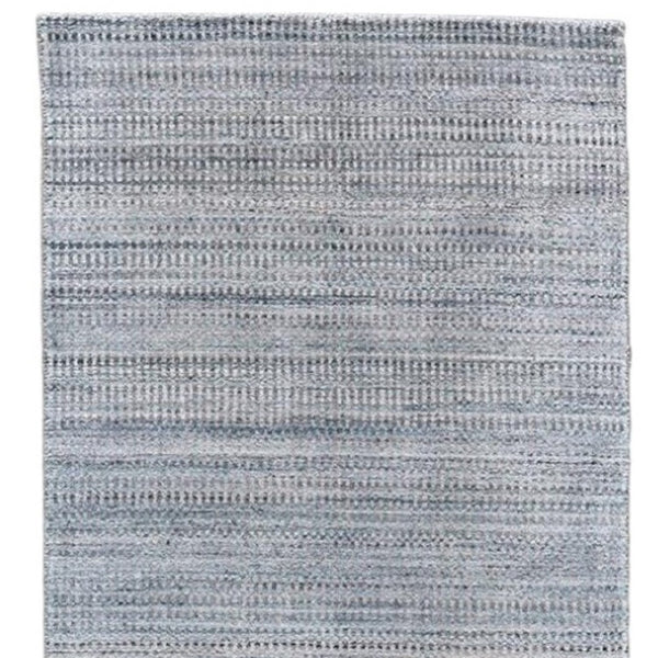 HomeRoots 5' Hand-Woven Ombre Area Rug - Unique Artisan Craftsmanship in Soothing Blue and Green Tones 8' Runner 511741