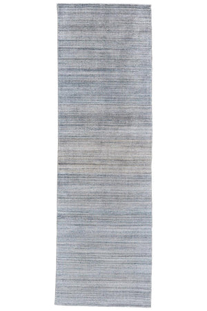 HomeRoots 5' Hand-Woven Ombre Area Rug - Unique Artisan Craftsmanship in Soothing Blue and Green Tones 8' Runner 511741