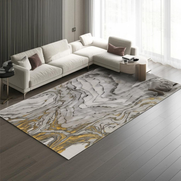 HomeRoots 5' Hand-Woven Ombre Area Rug - Unique Artisan Craftsmanship in Soothing Blue and Green Tones 8' X 11' 511752