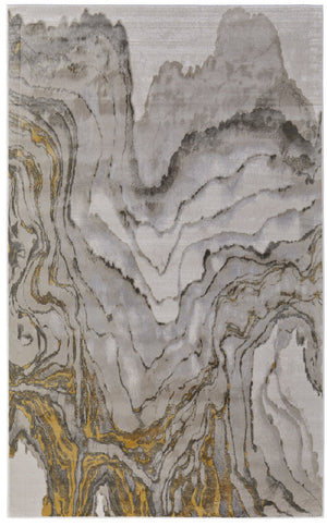 HomeRoots 5' Hand-Woven Ombre Area Rug - Unique Artisan Craftsmanship in Soothing Blue and Green Tones 10' X 13' 511753