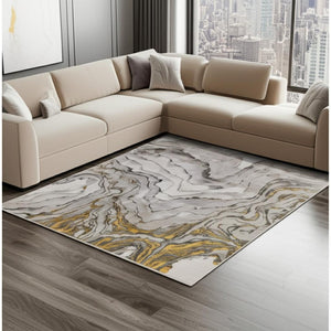 HomeRoots 5' Hand-Woven Ombre Area Rug - Unique Artisan Craftsmanship in Soothing Blue and Green Tones 10' X 13' 511753