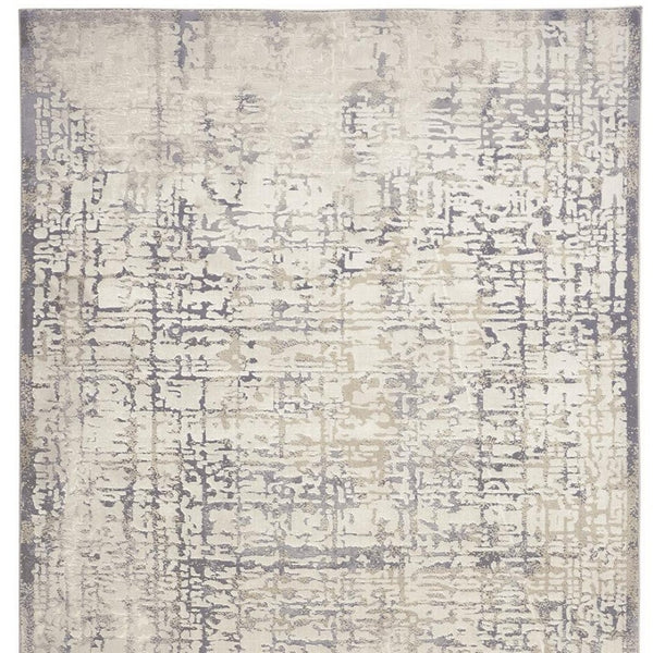 HomeRoots 5' Hand-Woven Ombre Area Rug - Unique Artisan Craftsmanship in Soothing Blue and Green Tones 5' X 8' 511757