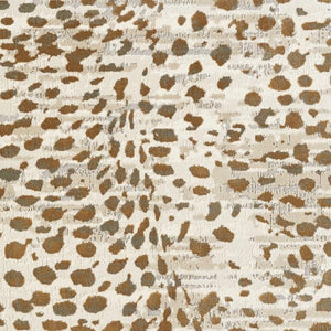 HomeRoots 5' Brown and Ivory Abstract Area Rug – Stain Resistant, Durable Design for Modern Living Spaces 5' X 8' 511764