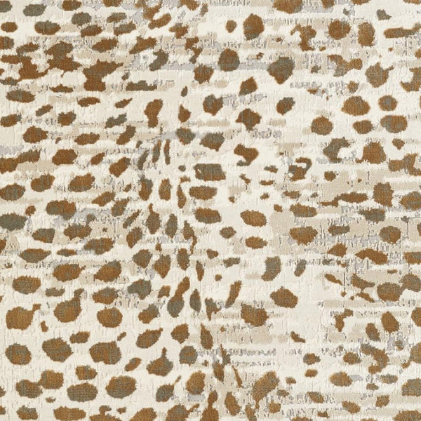 HomeRoots 5' Brown and Ivory Abstract Area Rug – Stain Resistant, Durable Design for Modern Living Spaces 5' X 8' 511764