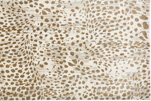 HomeRoots 5' Brown and Ivory Abstract Area Rug – Stain Resistant, Durable Design for Modern Living Spaces 10' X 13' 511767