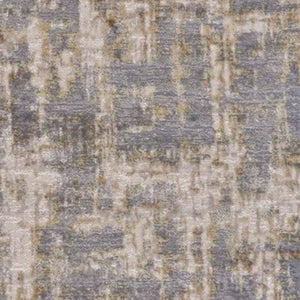 HomeRoots 5' Gray and Gold Abstract Area Rug - Modern Contemporary Design for Living Rooms and High-Traffic Spaces 12' X 15' 511783