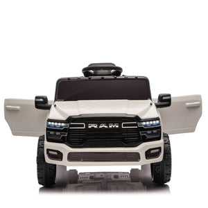 English Elm Licensed Dodge Ram 3500 12v Kids Ride on Truck with Parental Remote and Rear Suspension W1578P346252
