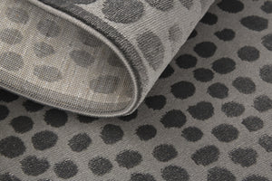 Homeroots 8' X 11' Gray Abstract Non Skid Area Rug  Polypropylene 511888