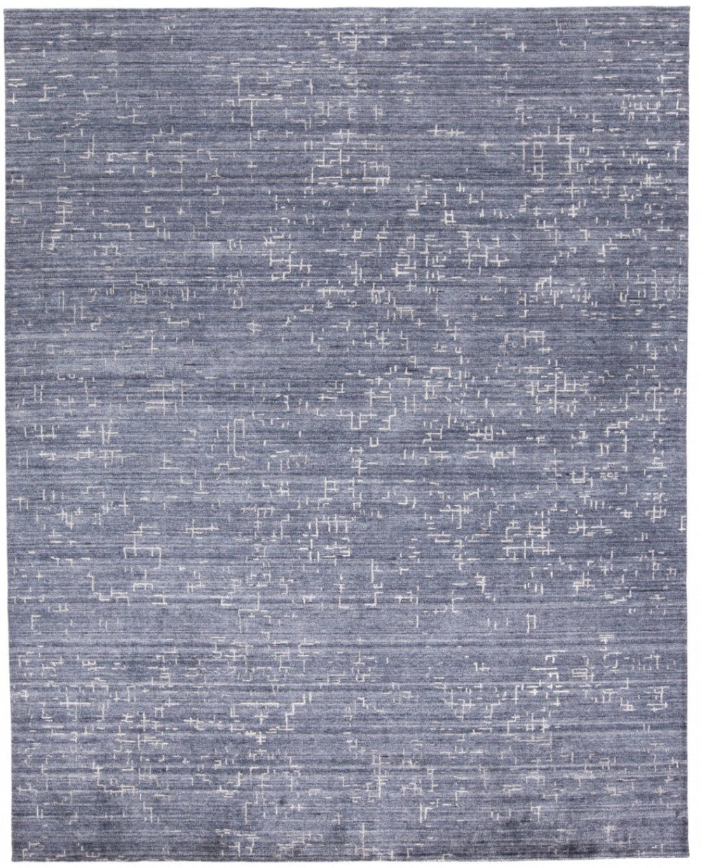 HomeRoots 5' Hand-Woven Blue and Ivory Abstract Area Rug - Contemporary Artistry for Modern Living Spaces 5' X 8' 511911