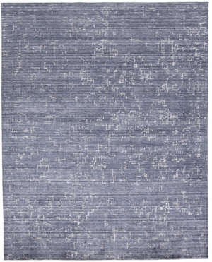 HomeRoots 5' Hand-Woven Blue and Ivory Abstract Area Rug - Contemporary Artistry for Modern Living Spaces 5' X 8' 511911